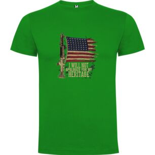Heritage and Honor: Military Design Tshirt