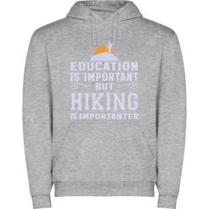Hiking: The Ultimate Education Φούτερ με κουκούλα