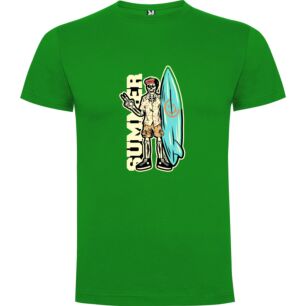 Hipster Skeleton Surf's Up! Tshirt