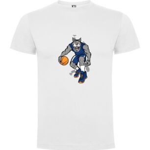 Hooping Hound Mascot Tshirt σε χρώμα Λευκό Medium