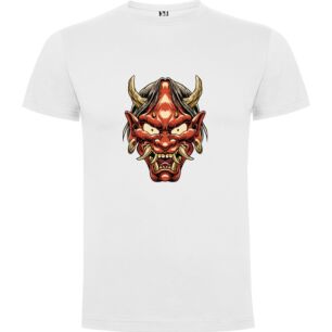 Horned Demon Samurai Tshirt σε χρώμα Λευκό XXXLarge(3XL)