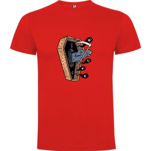 Horror Pickaxe Coffin Tshirt