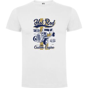 Hot Rod NY Retro Tshirt σε χρώμα Λευκό Medium