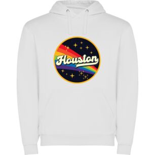 Houston's Stellar Spectacle Φούτερ με κουκούλα σε χρώμα Λευκό 11-12 ετών