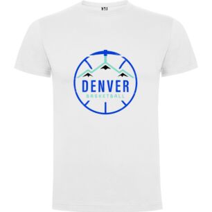 Hyper-Detailed Denver Hoops Tshirt σε χρώμα Λευκό 9-10 ετών