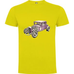 Hyperreal Purple Classic Car Tshirt