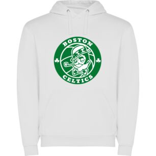 Iconic Boston Celtic Emblem Φούτερ με κουκούλα σε χρώμα Λευκό 11-12 ετών