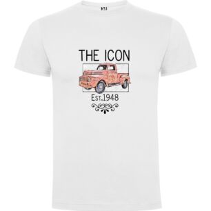 Iconic Red Pickup Truck Tshirt σε χρώμα Λευκό 5-6 ετών