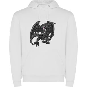 Infernal Gothic Dragon Φούτερ με κουκούλα σε χρώμα Λευκό 9-10 ετών