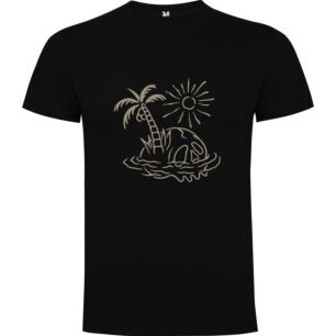 Ink-Adorned Paradise: Islandpunk Drawings Tshirt