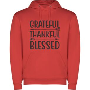 Ink of Gratitude: Grand Resolution Φούτερ με κουκούλα