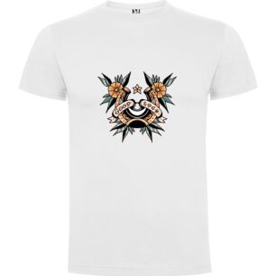 Inked Blooms Collection Tshirt σε χρώμα Λευκό Small