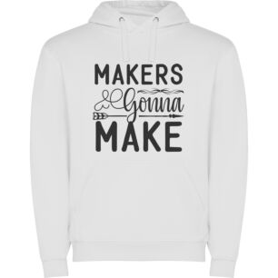 Innovative Signage: Makers Unite Φούτερ με κουκούλα