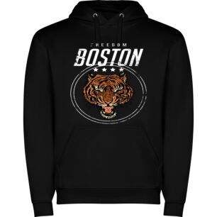 Intense Gaze: Boston Tiger Φούτερ με κουκούλα