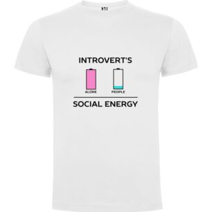 Introvert's Oasis: Two's Company Tshirt σε χρώμα Λευκό 11-12 ετών