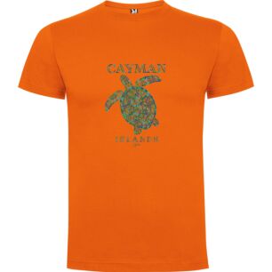 Island Turtle Artwork Tshirt σε χρώμα Πορτοκαλί 9-10 ετών