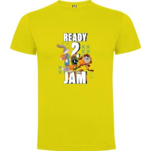 Jam-ready Cartoon Art Tshirt