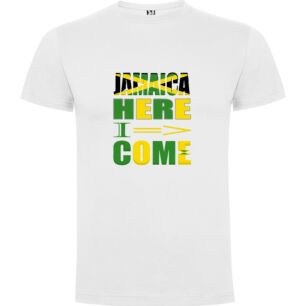 Jamaican Invitation: Come on! Tshirt σε χρώμα Λευκό 5-6 ετών