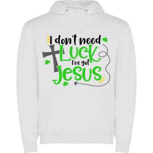Jesus: My Unwavering Support Φούτερ με κουκούλα