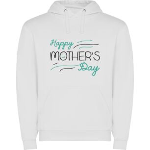 Joyful Mother's Day Greetings Φούτερ με κουκούλα σε χρώμα Λευκό XXLarge
