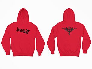 Judas Priest Logo Red Φούτερ με Κουκούλα