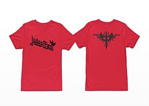 Judas Priest Logo Red T-Shirt