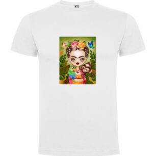 Kahlo's Wild Companions Tshirt σε χρώμα Λευκό 5-6 ετών