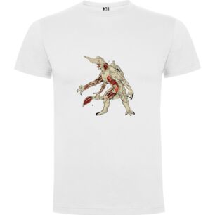 Kaiju Muscle Map Tshirt σε χρώμα Λευκό 3-4 ετών