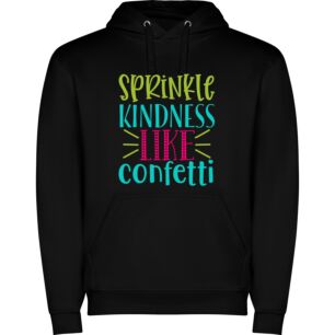 Kindness Sprinkle: Rain of Confetti Φούτερ με κουκούλα