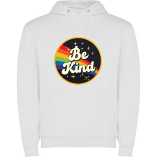 Kindness Sticker Collection Φούτερ με κουκούλα σε χρώμα Λευκό 11-12 ετών