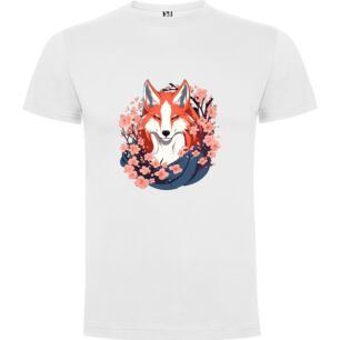 Kitsune in Bloom Tshirt σε χρώμα Λευκό XXLarge