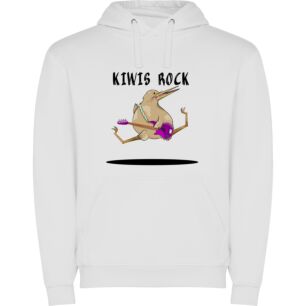 Kiwi Rock'n'Frog Jam Φούτερ με κουκούλα σε χρώμα Λευκό 11-12 ετών