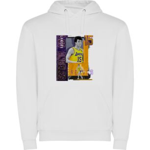 Lakers Legend Posterized Φούτερ με κουκούλα σε χρώμα Λευκό 11-12 ετών