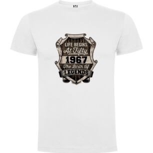 Legendary 70-Year Milestone Tshirt σε χρώμα Λευκό XXXLarge(3XL)
