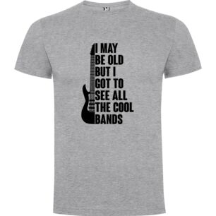 Legendary Old Guitar Rocker Tshirt