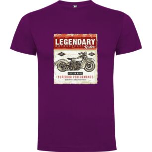 Legendary Vintage Motorcycle Poster Tshirt