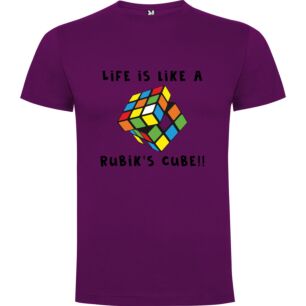 Life's Rukis Cube Tshirt σε χρώμα Μωβ XXLarge