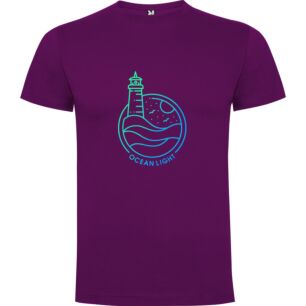 Lighthouse Nightscape Logo Tshirt