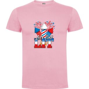 Lit Up Fourth Fest Tshirt σε χρώμα Ροζ 3-4 ετών