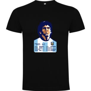 Long-haired Artistic Diego Tshirt