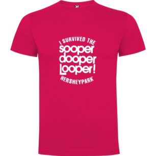 Looping Coaster Survival: Dapper Poop Loser Tshirt
