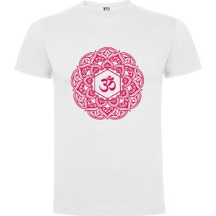 Lotus Zen Mandala Tshirt σε χρώμα Λευκό Large