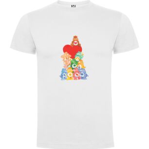 Love Pile: A Teddy Group Tshirt σε χρώμα Λευκό 3-4 ετών