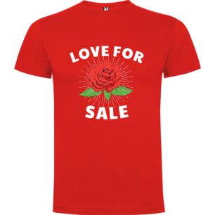 Love's Rosy Art Sale Tshirt