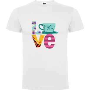 Love's Whimsical Cup Tshirt σε χρώμα Λευκό 5-6 ετών