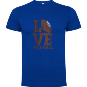 LoveBall: Elegant Football Apparel Tshirt