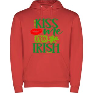 Lucky Irish Kisses Φούτερ με κουκούλα