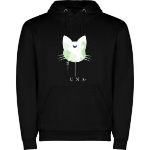 Luna's Anime Cat Design Φούτερ με κουκούλα