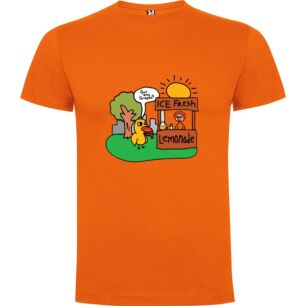 Luscious Lemon Stand Illustration Tshirt σε χρώμα Πορτοκαλί 3-4 ετών