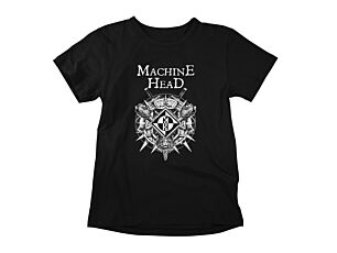 Machine Head White Logo Black T-Shirt